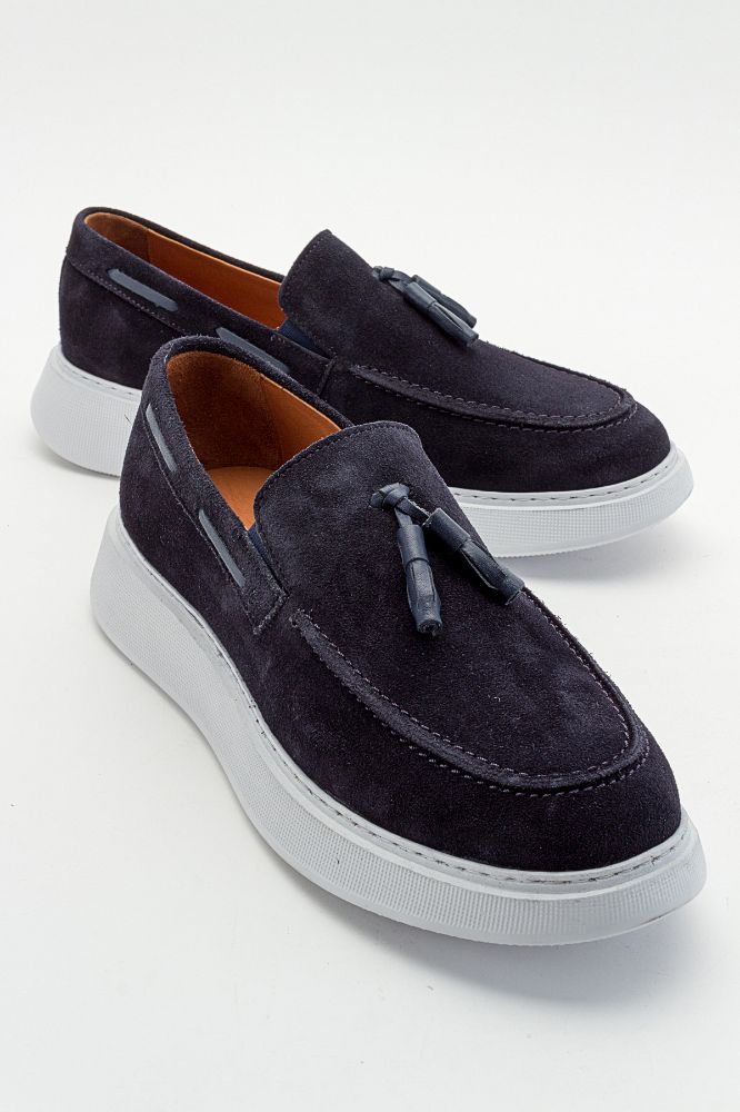 erkek-deri-loafer-ayakkabi-LACIVERT SUET-GLR2329109-0059540_0